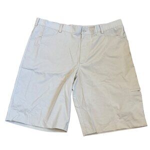 Nike Golf Dri-Fit Mens Shorts Size 38 Light Beige Casual Golf Wear Comfortable